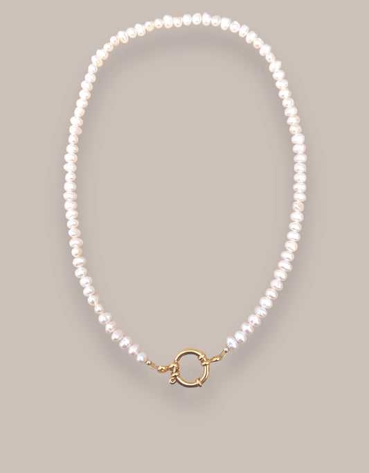 Lila Pearl Necklace